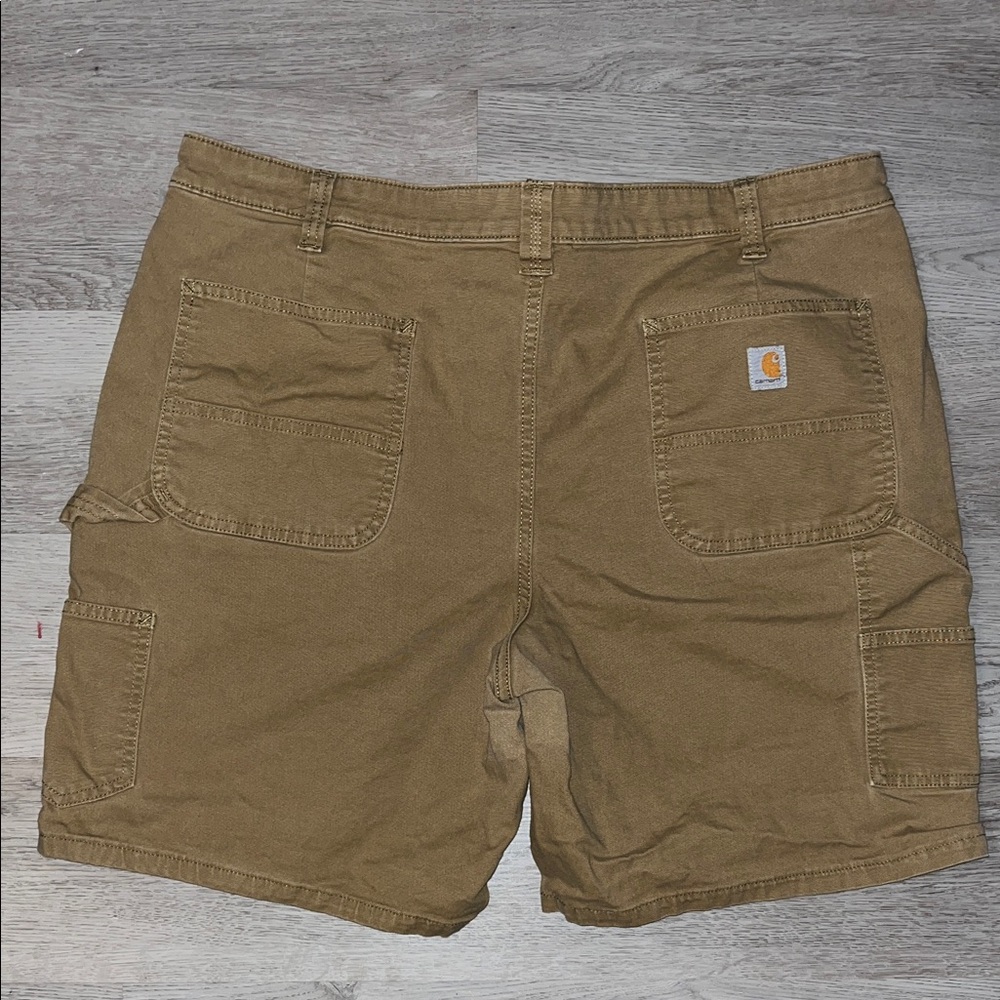 Carhartt Women’s Durable Brown Cargo Shorts EUC - Picture 3 of 9